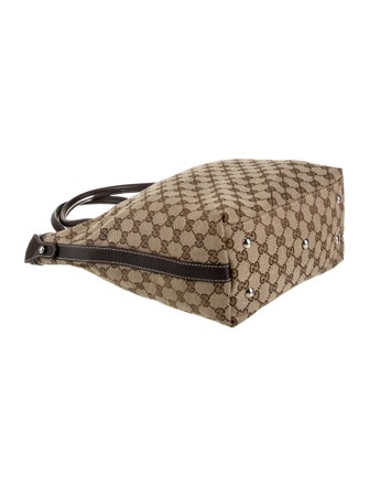 Gucci GG Canvas Web Match Ball Tote