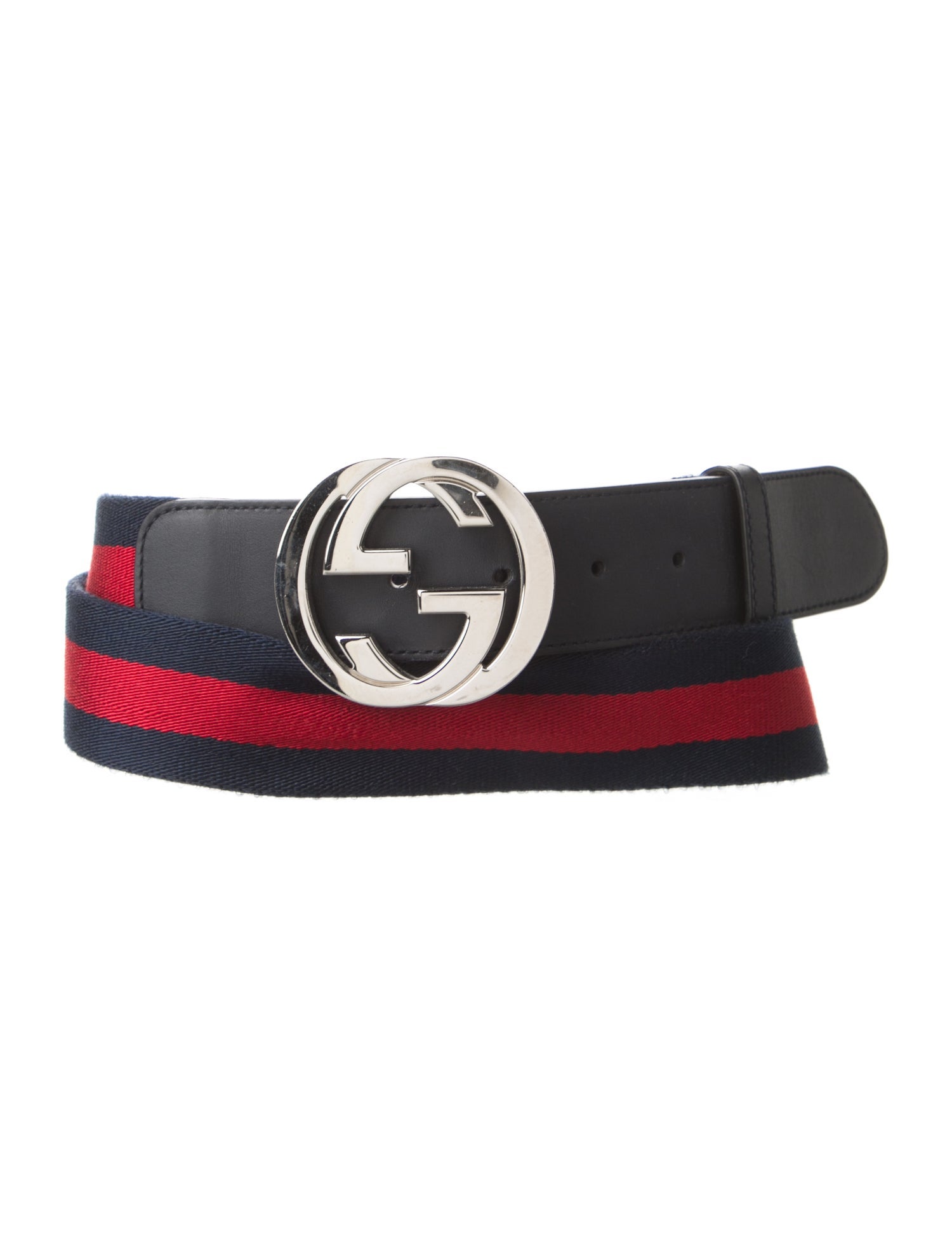 Gucci Interlocking G Logo Canvas Belt Kit