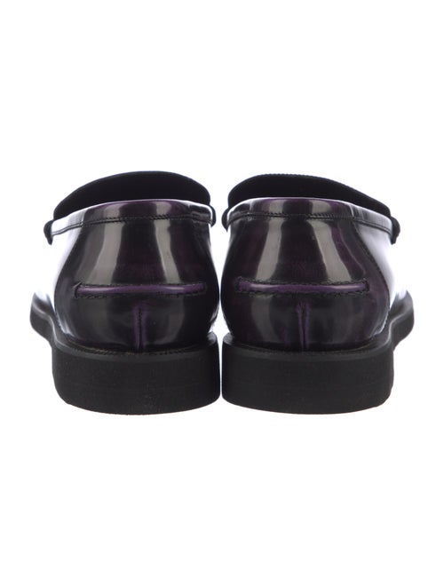 Gucci Sylvie Web Accent Leather Oxfords