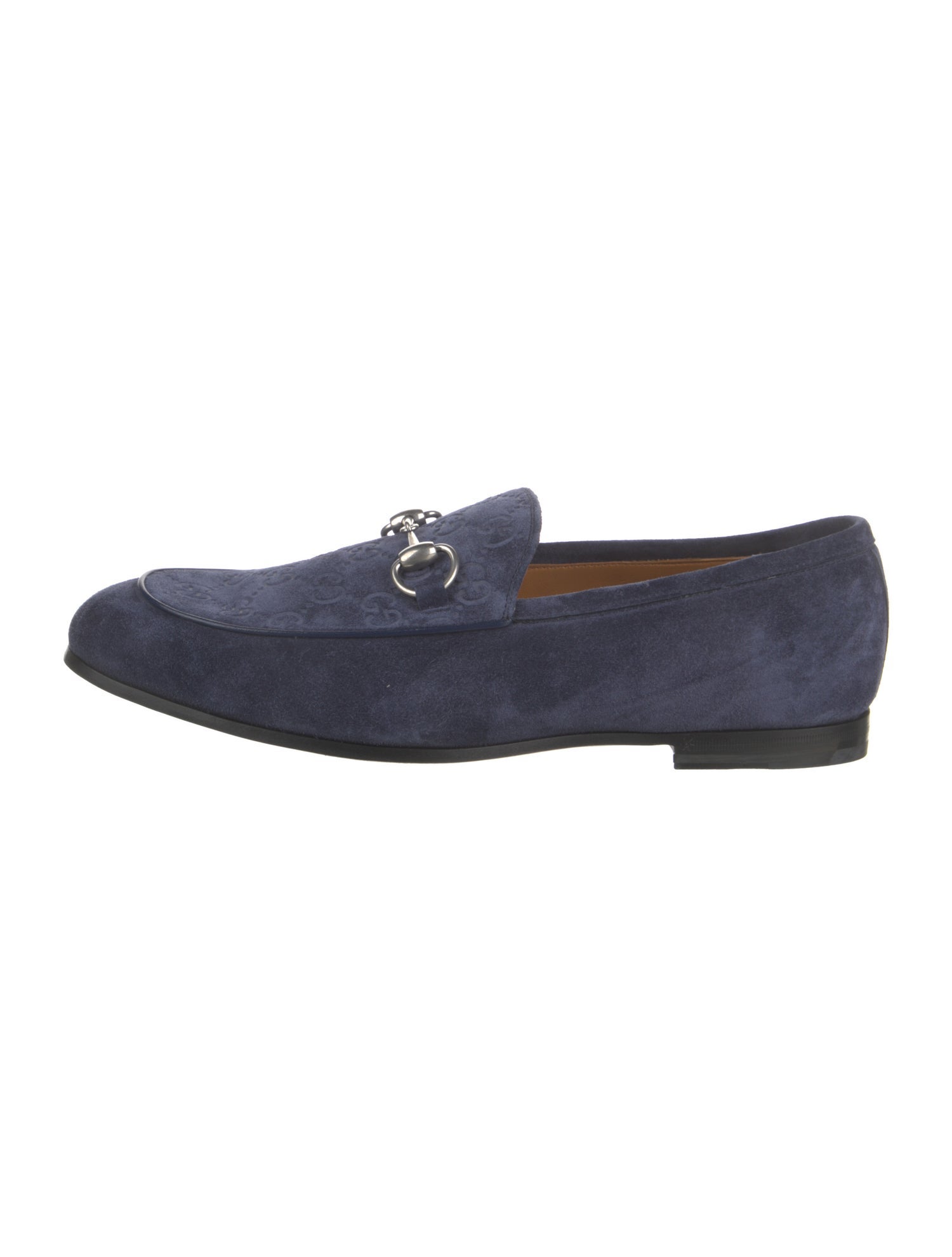 Gucci GG Logo Suede Loafers w/ Tags