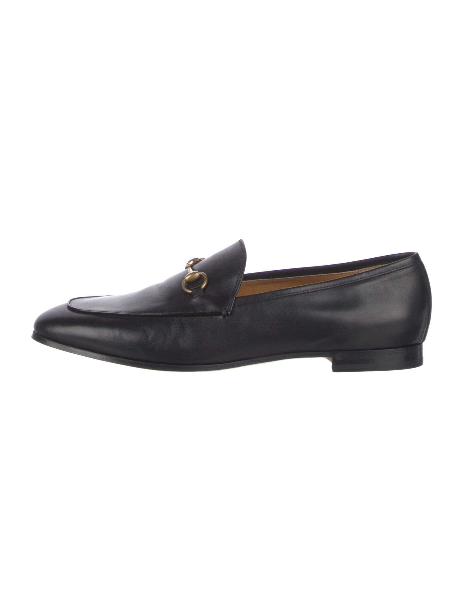 Gucci Horsebit Accent Leather Loafers