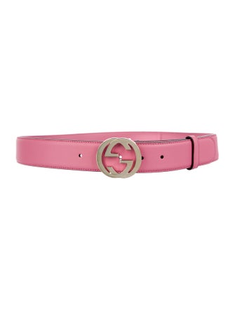 Gucci Interlocking G Logo Leather Belt