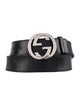 Gucci Interlocking G Logo Leather Waist Belt