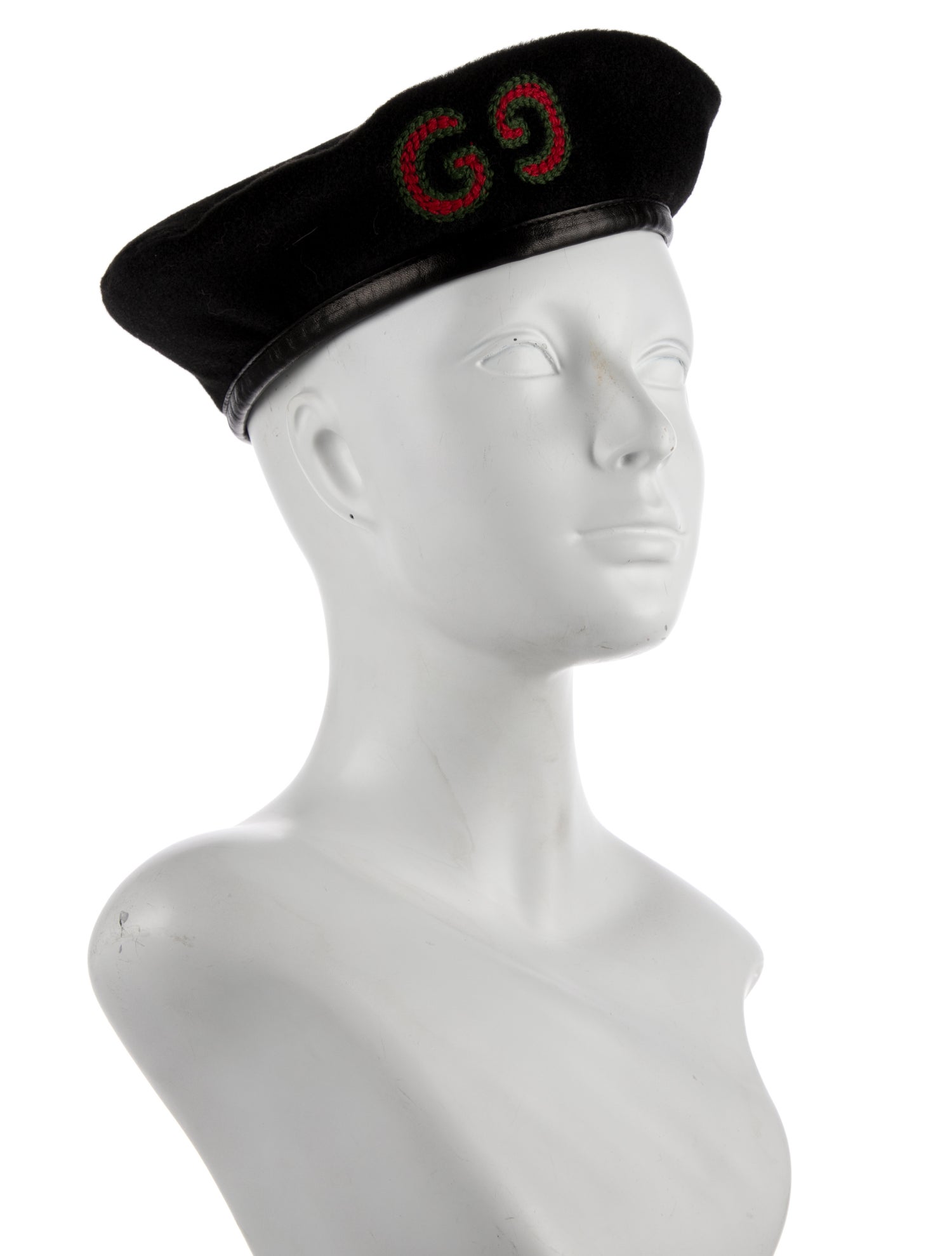 Gucci GG Embroidered Beret
