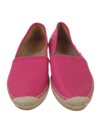 Gucci GG Signature Leather Espadrilles