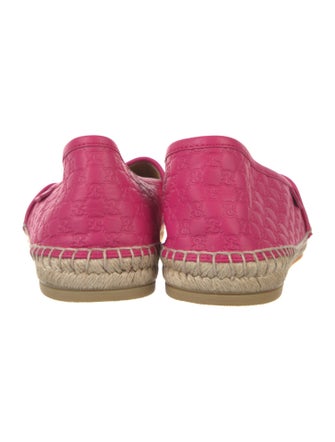 Gucci GG Signature Leather Espadrilles