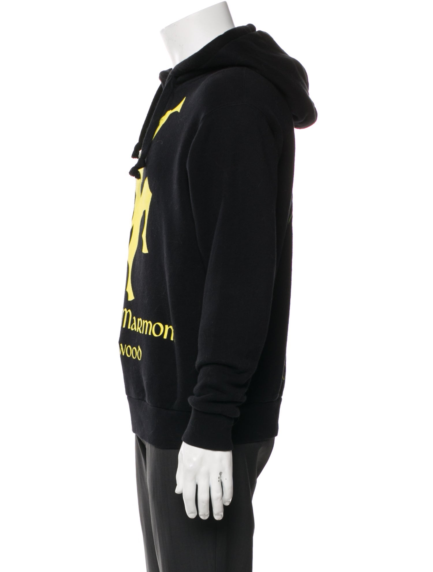 Gucci Graphic Print Mock Neck Hoodie