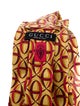 Gucci Pattern Print Silk Tie