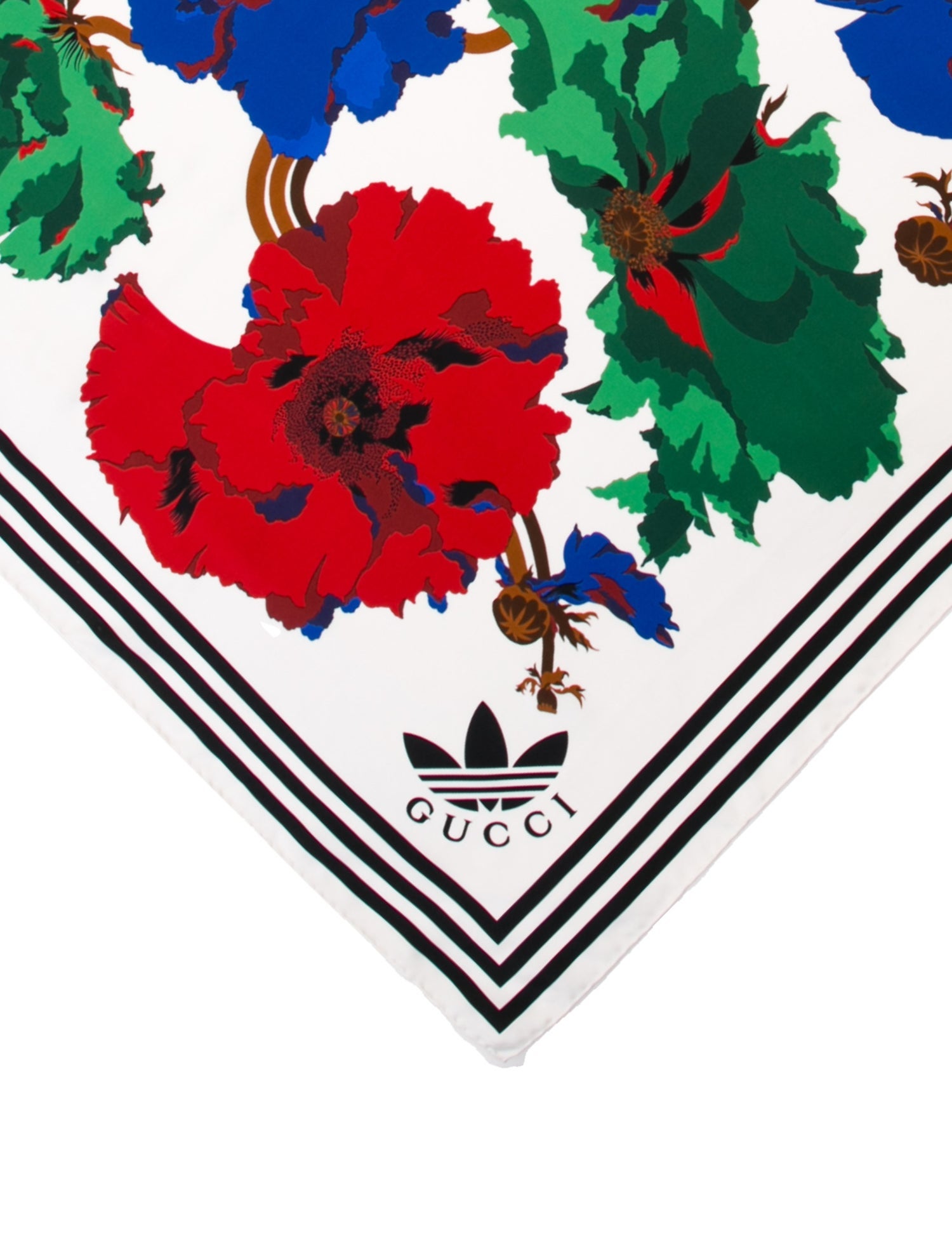 Gucci Floral Print Scarf