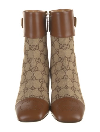 Gucci GG Canvas Canvas Boots