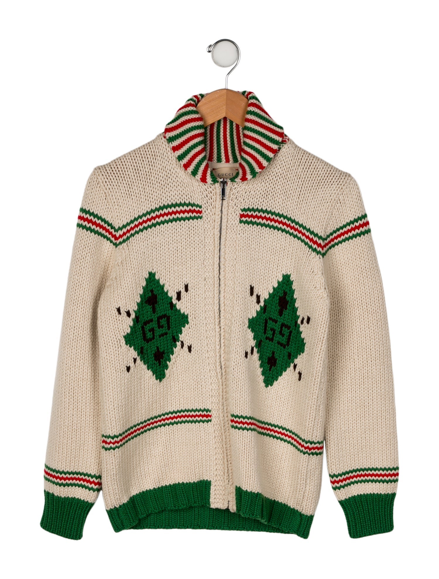 Gucci Boys' Long Sleeve Cardigan w/ Tags