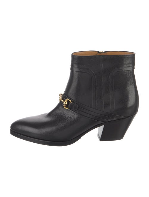 Gucci Horsebit Accent Leather Boots