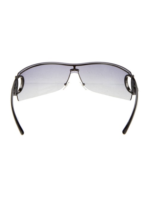 Gucci Hasler Horsebit Accent Shield Sunglasses