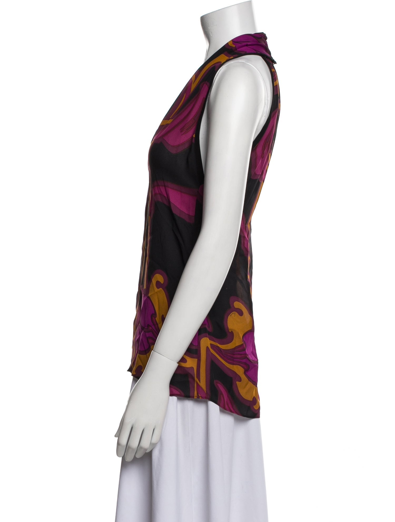 Gucci Silk Printed Blouse