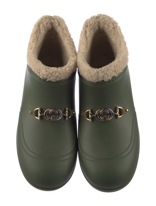 Gucci Interlocking G Logo Rubber Rain Boots