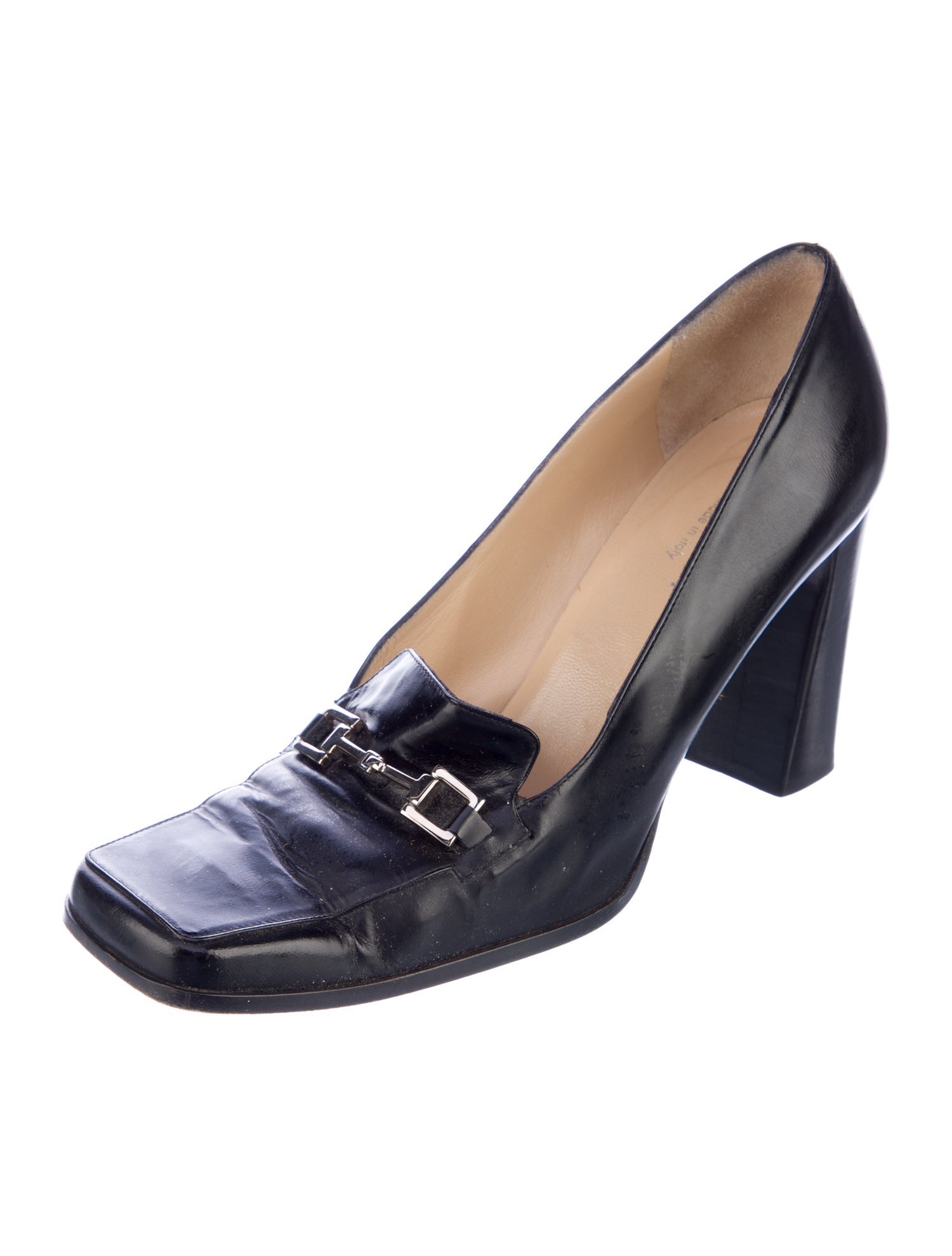 Gucci Vintage Horsebit Accent Pumps