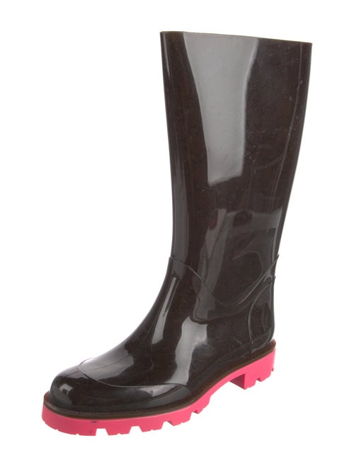 Gucci GG Logo Rubber Rain Boots