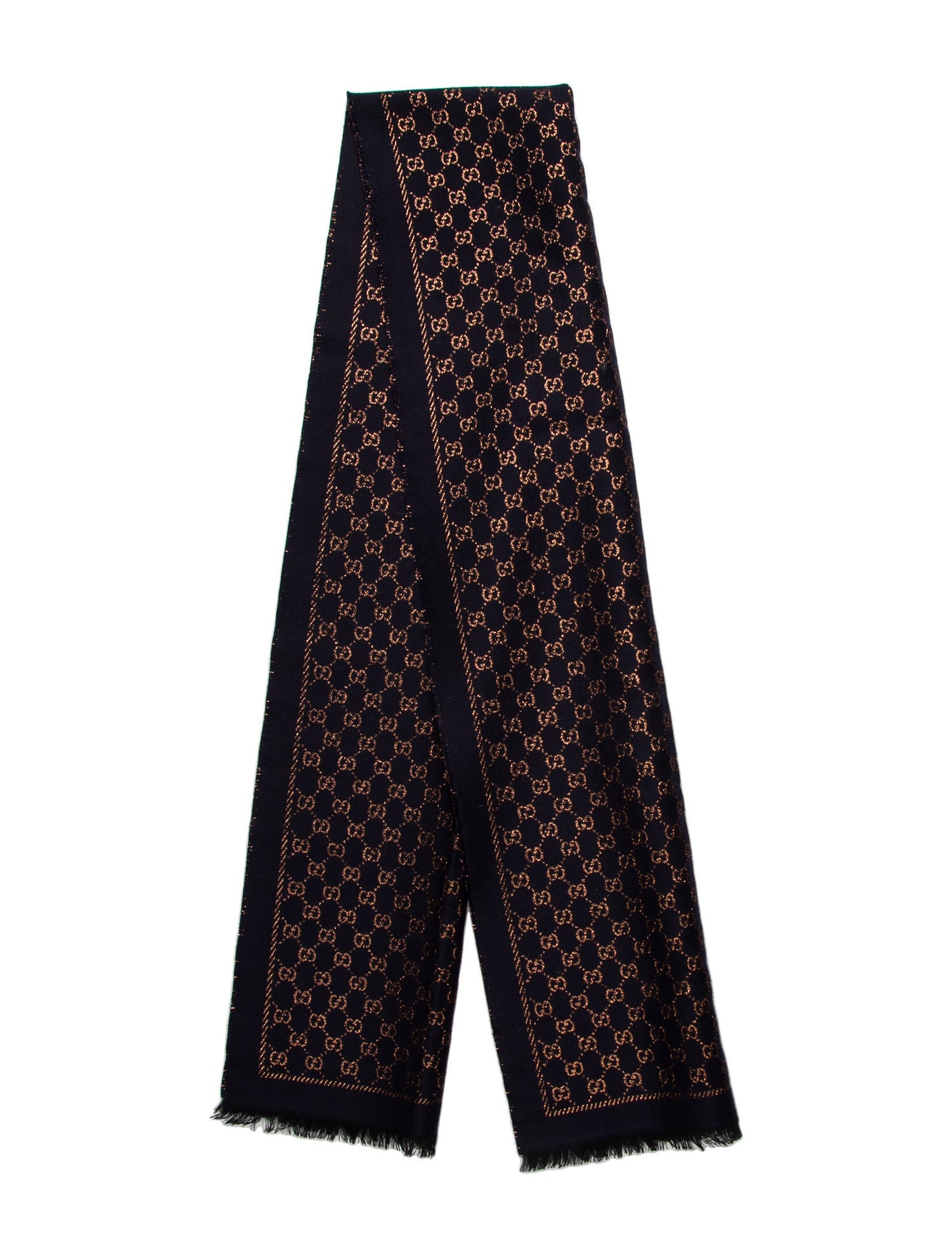 Gucci Wool Printed Scarf