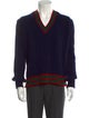 Gucci Web Accent Wool Pullover
