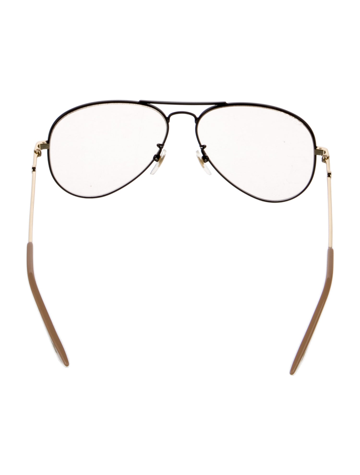 Gucci Sylvie Web Accent Aviator Eyeglasses