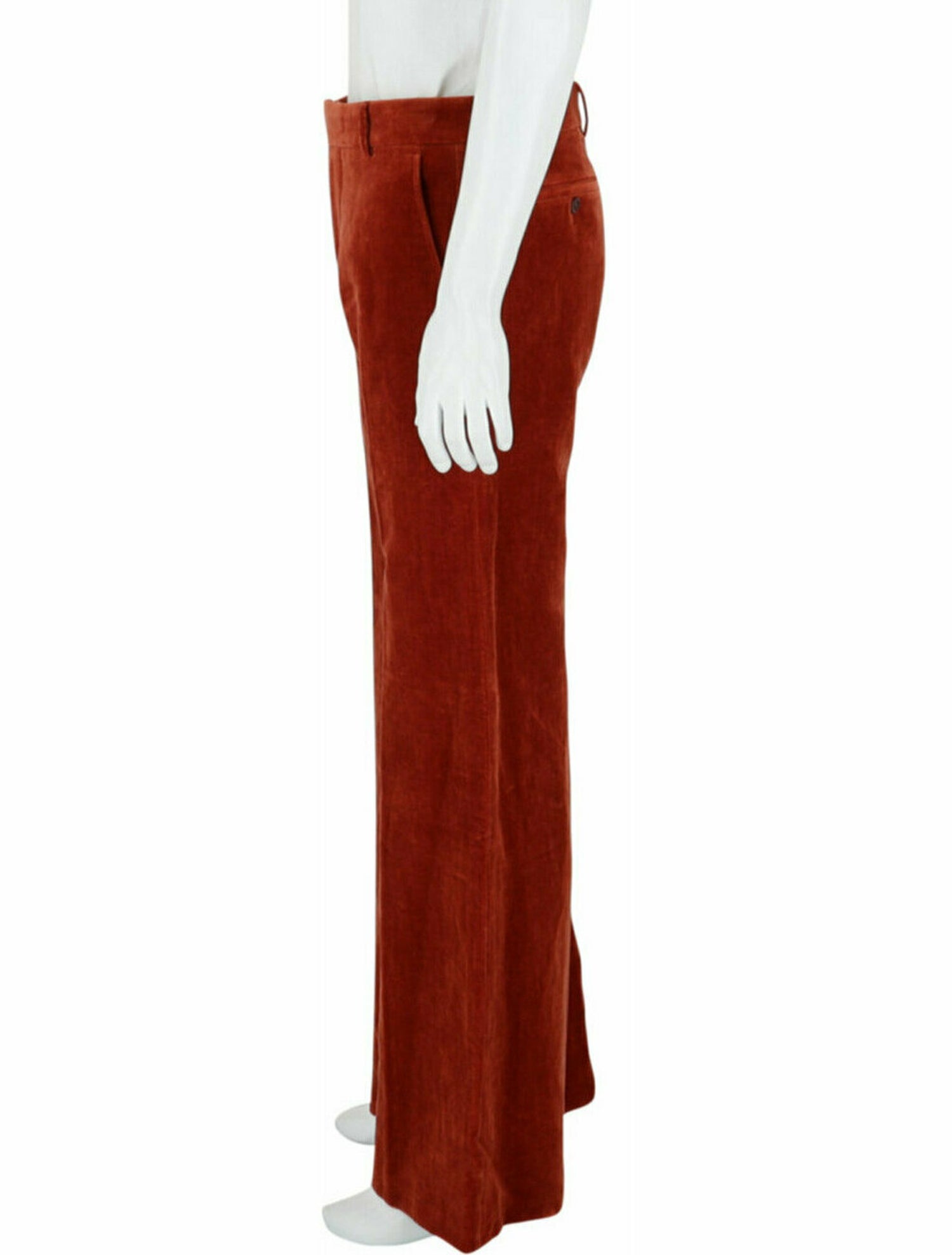 Gucci Velvet Solid Flared Pants w/ Tags