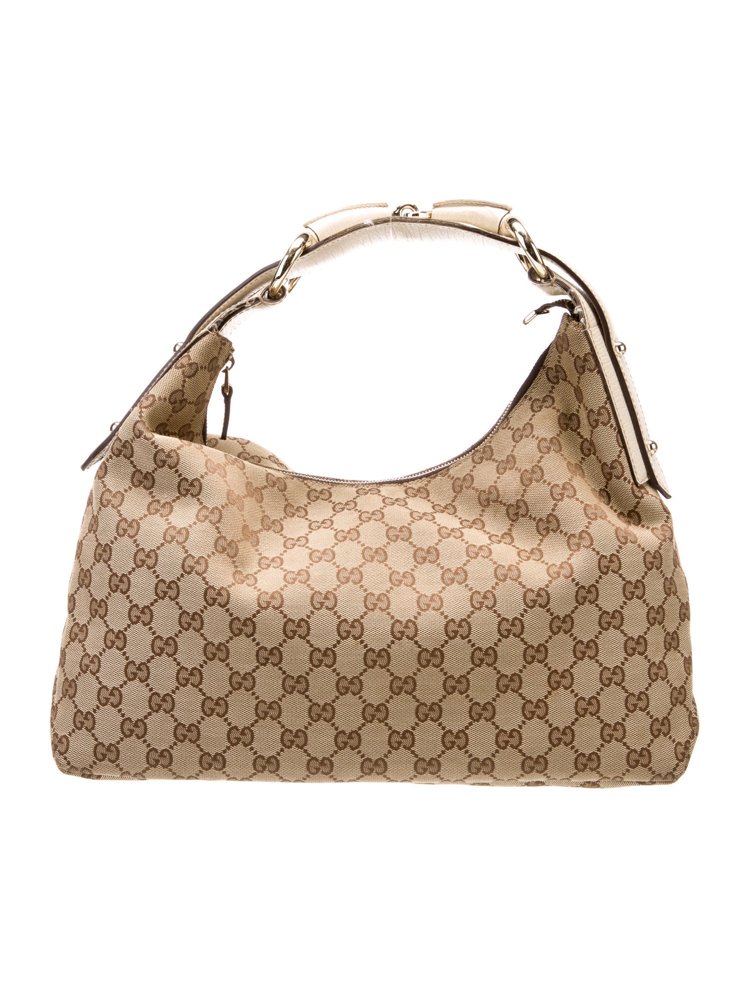 Gucci GG Canvas Horsebit Chain