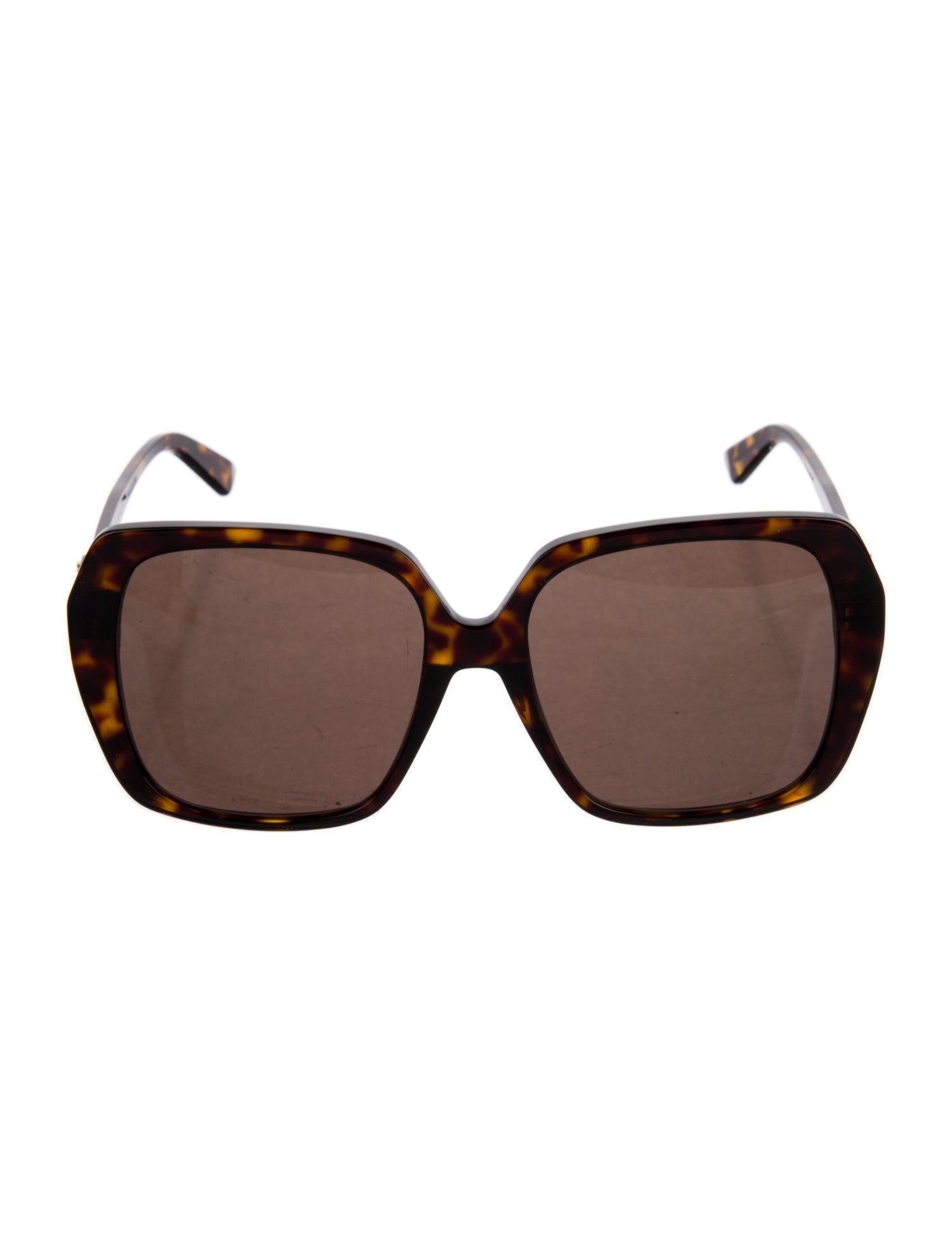 Gucci Web Accent Square Sunglasses