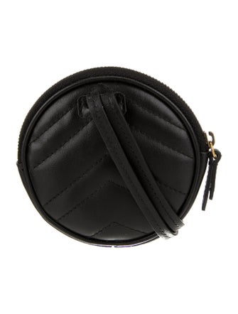 Gucci Leather Marmont Coin Purse Lanyard