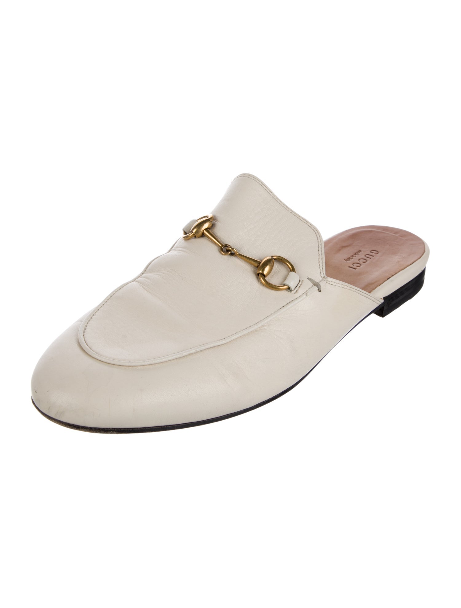 Gucci Horsebit Accent Leather Mules