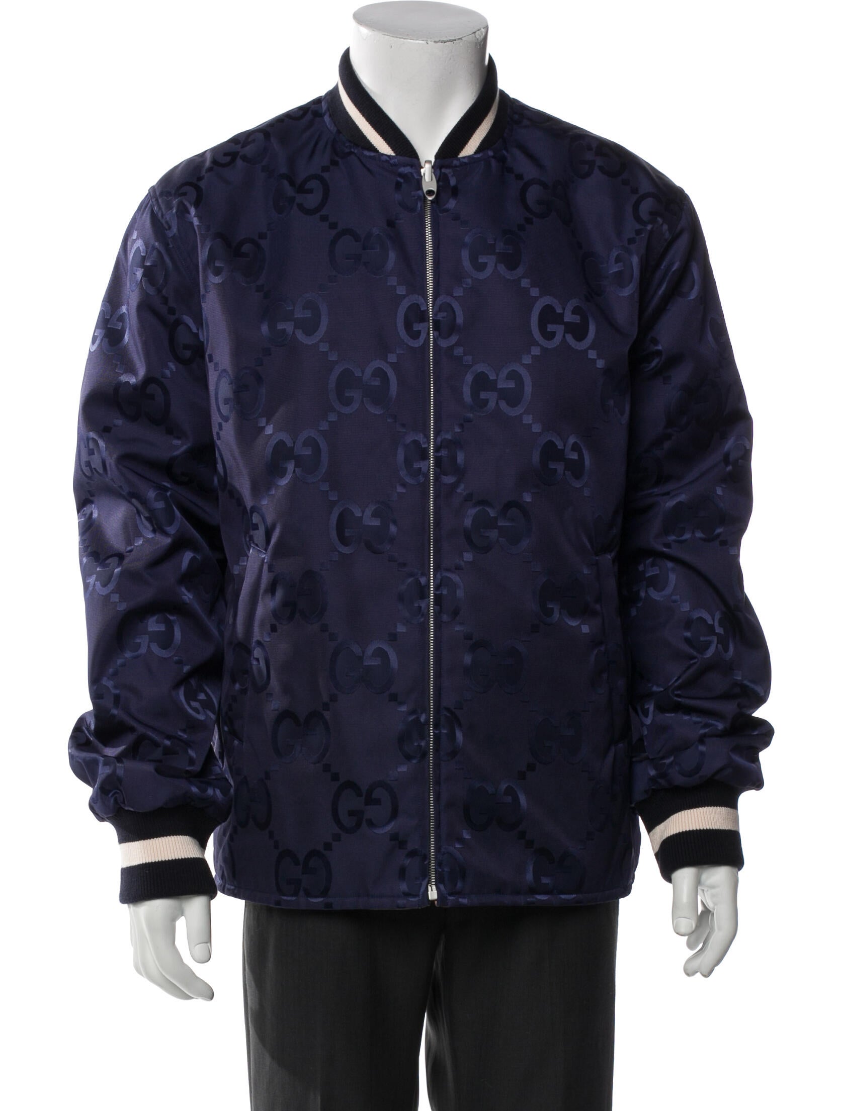Gucci Jumbo GG Printed Bomber Jacket