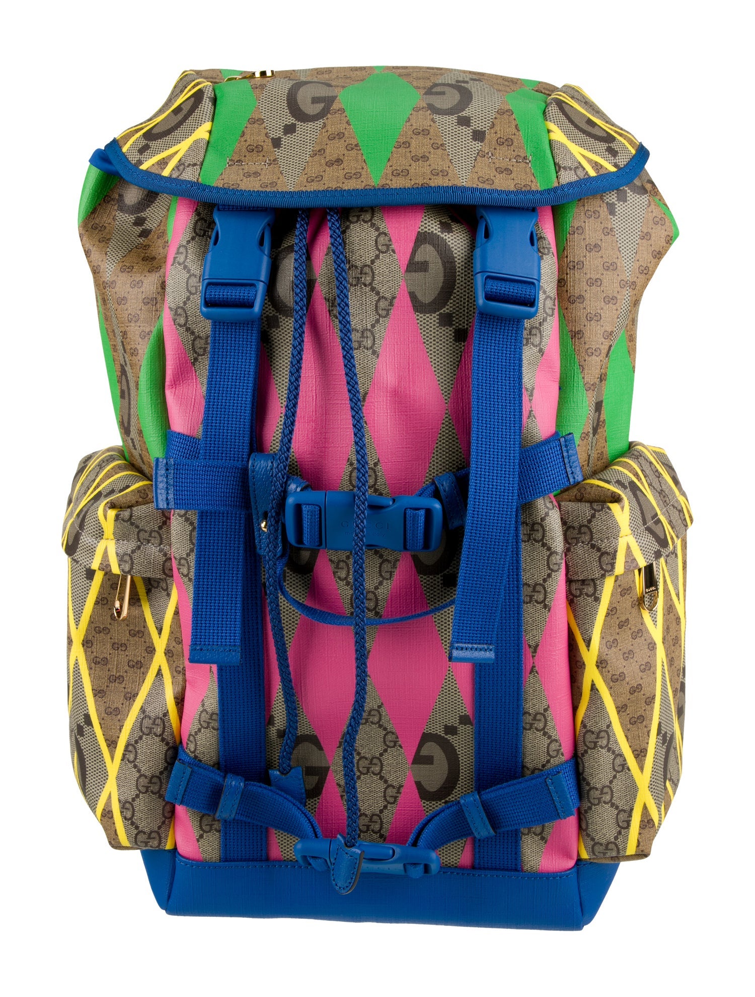 Gucci GG Supreme Rhombus Backpack Vintage