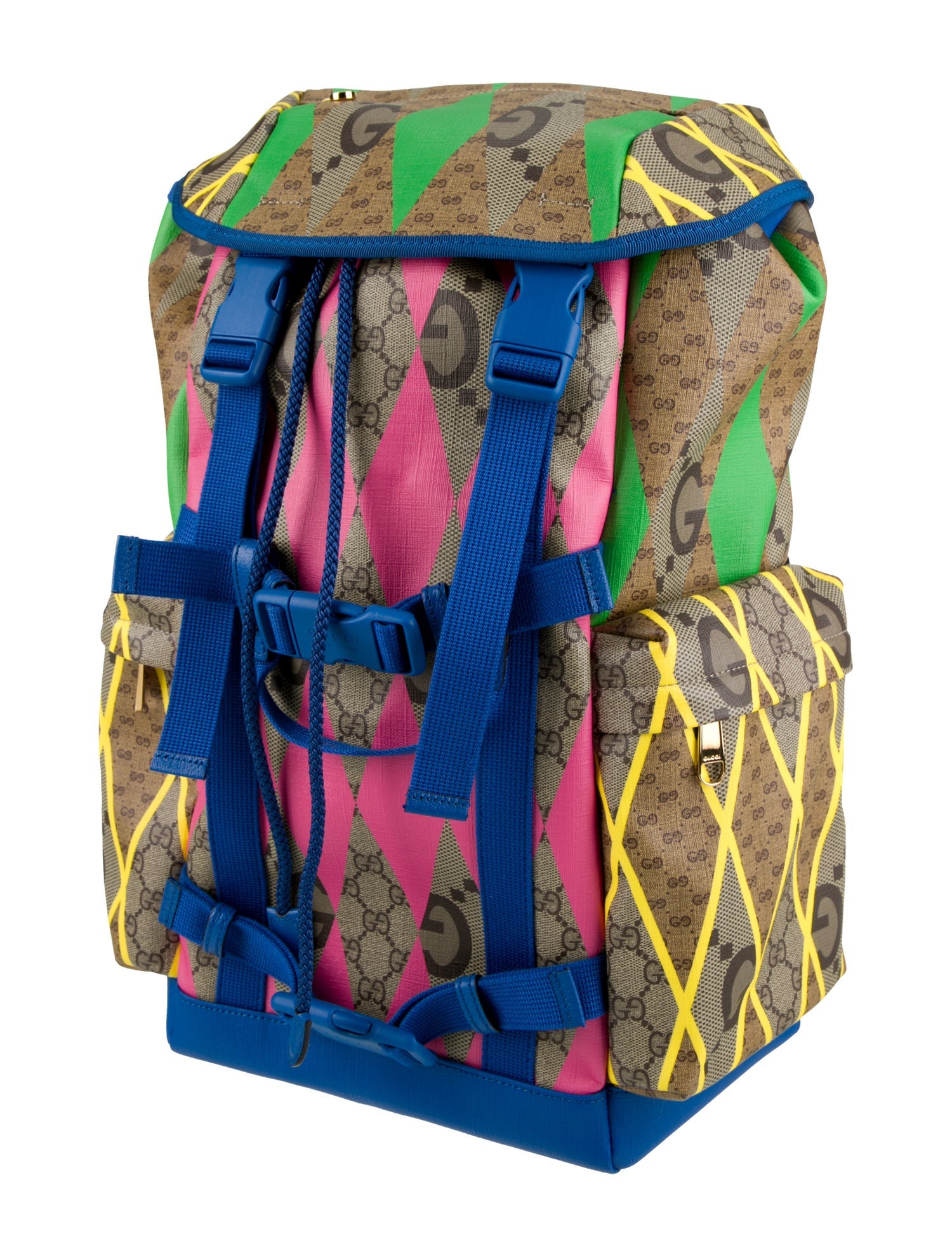 Gucci GG Supreme Rhombus Backpack Vintage