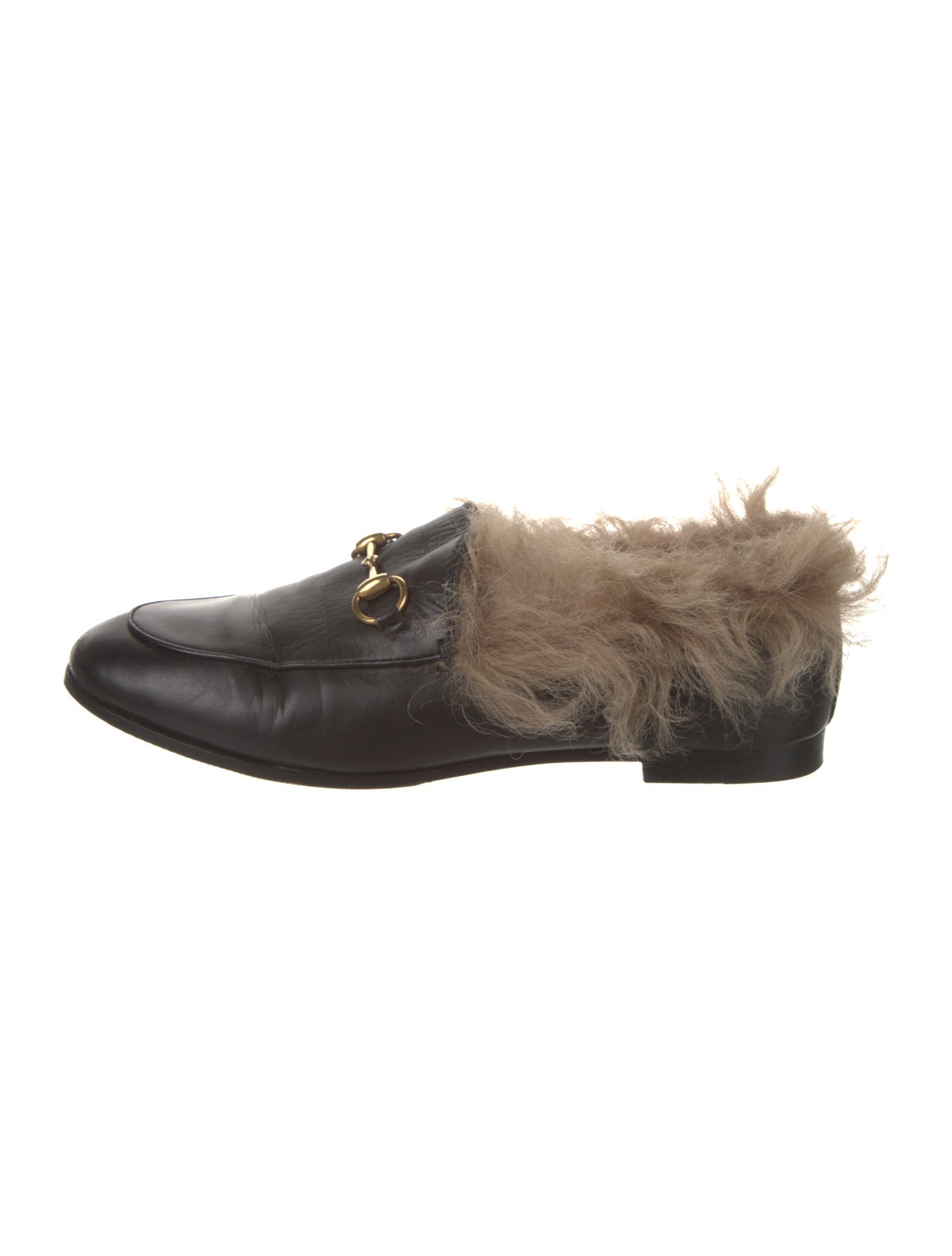 Gucci Horsebit Accent Leather Loafers