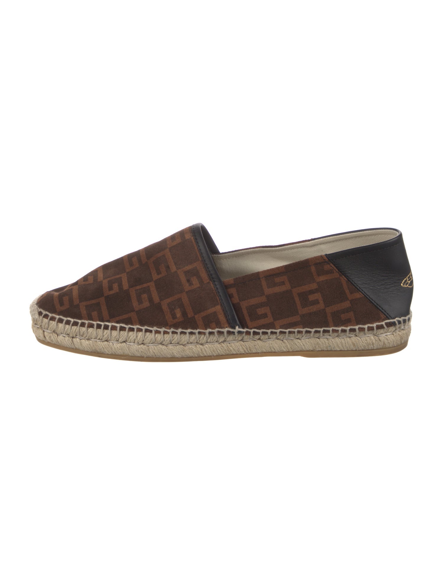 Gucci Bee Accent Suede Espadrilles