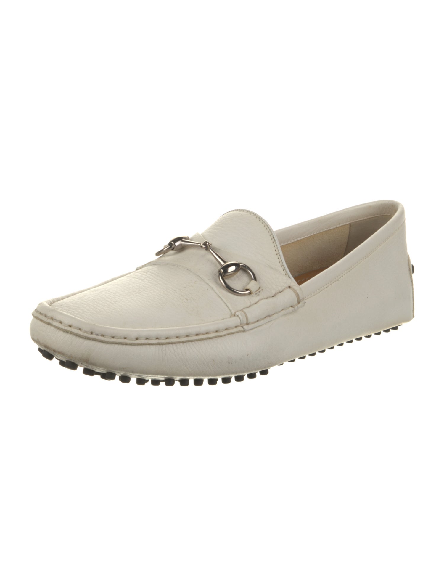 Gucci Horsebit Accent Leather Drivers