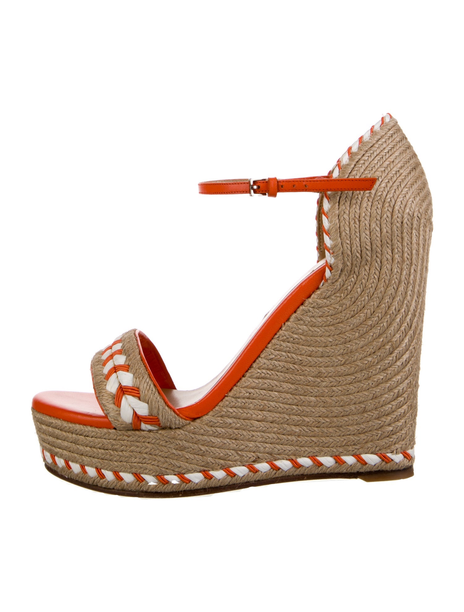 Gucci Raffia Printed Espadrilles