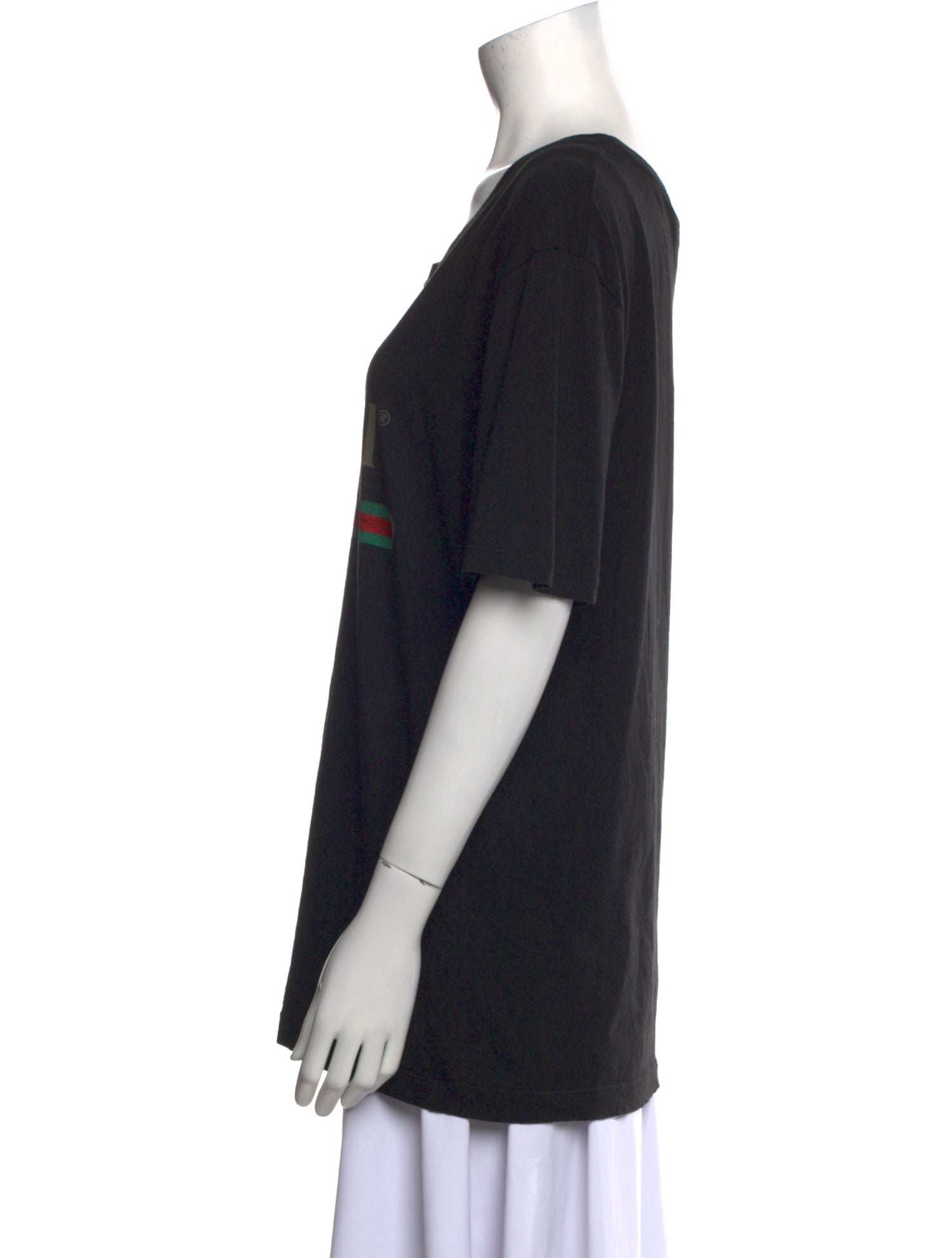 Gucci Graphic Print Scoop Neck T-Shirt