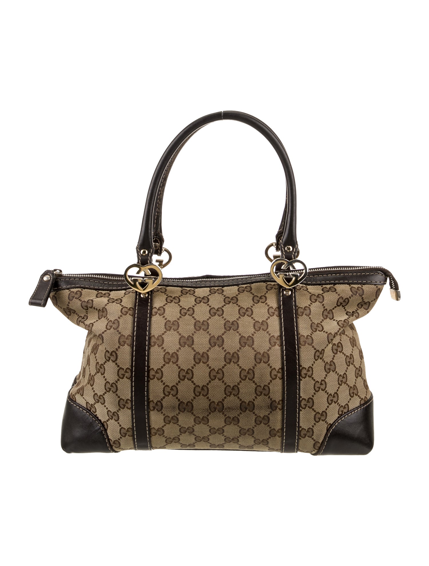 Gucci GG Canvas Lovely Heart Small