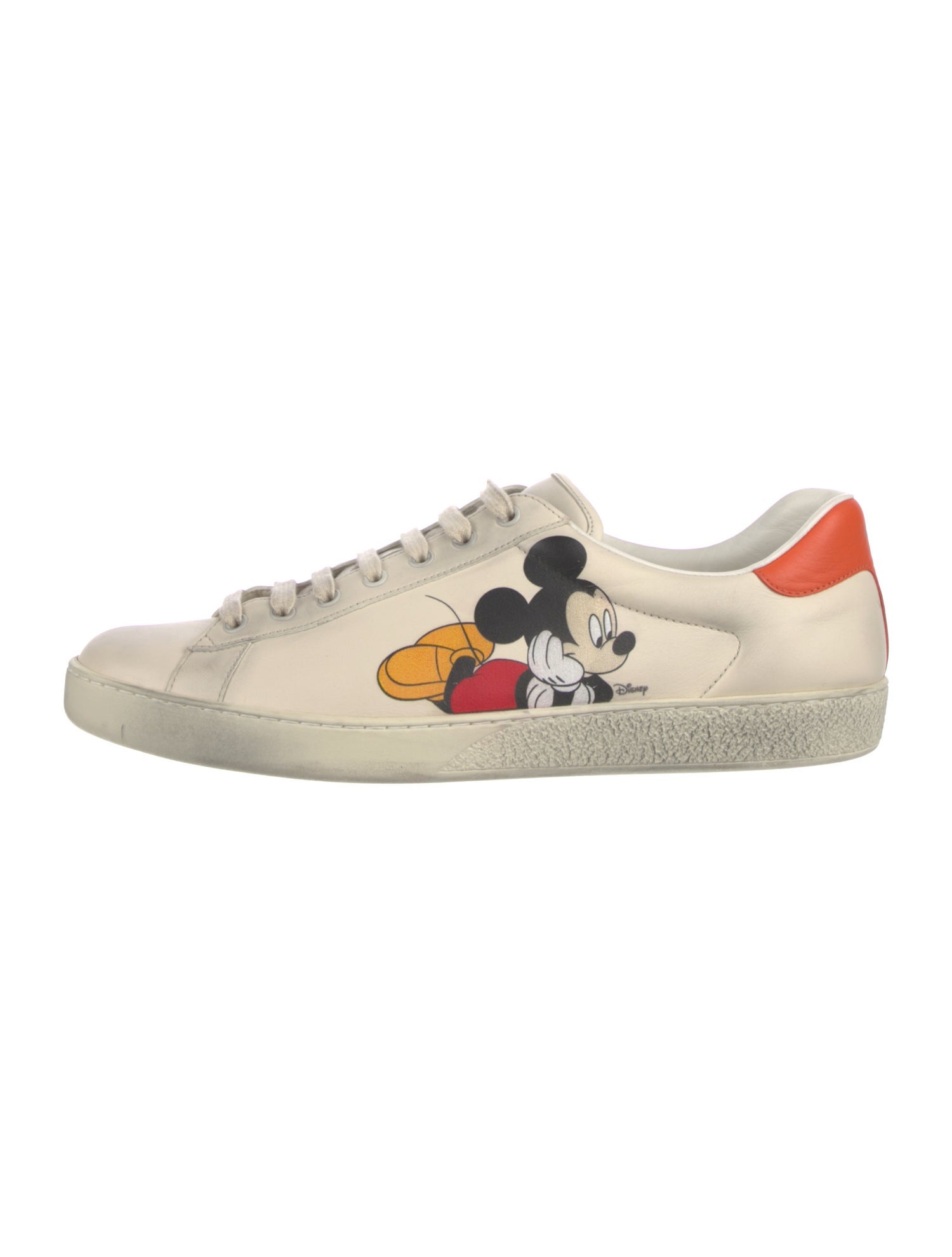 Gucci x Disney Leather Graphic Print Sneakers