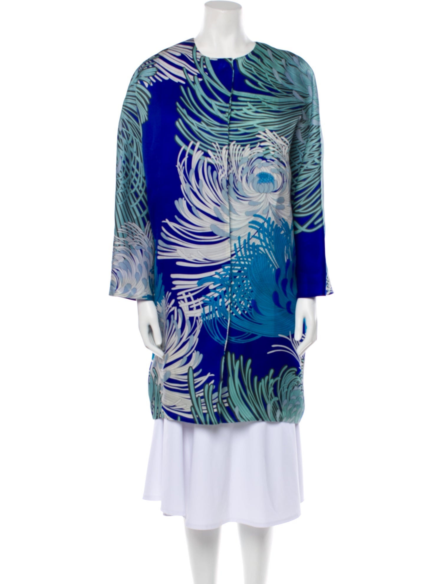 Gucci Silk Printed Evening Jacket