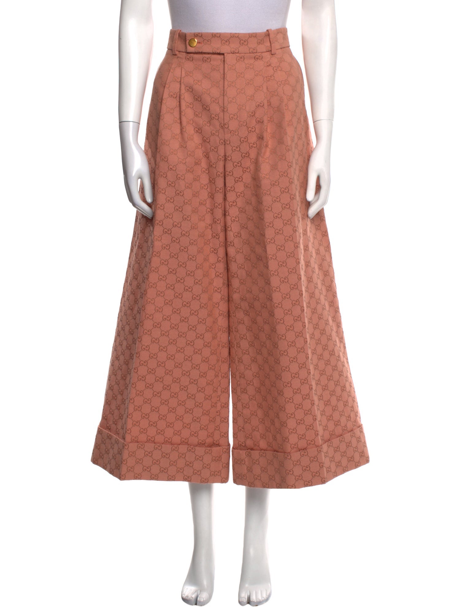 Gucci Printed Wide Leg Pants