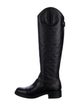 Gucci GG Signature Leather Riding Boots