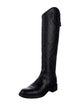 Gucci GG Signature Leather Riding Boots