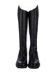 Gucci GG Signature Leather Riding Boots