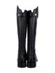 Gucci GG Signature Leather Riding Boots