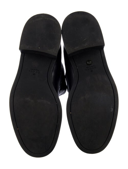 Gucci GG Signature Leather Riding Boots