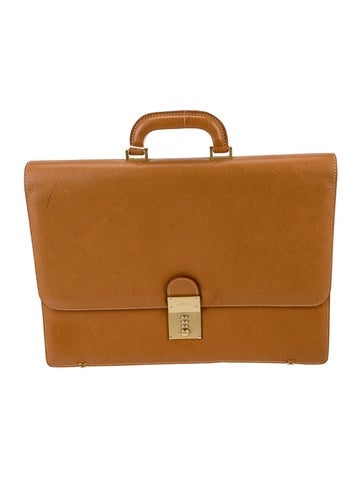 Gucci Briefcases Leather Briefcase Vintage