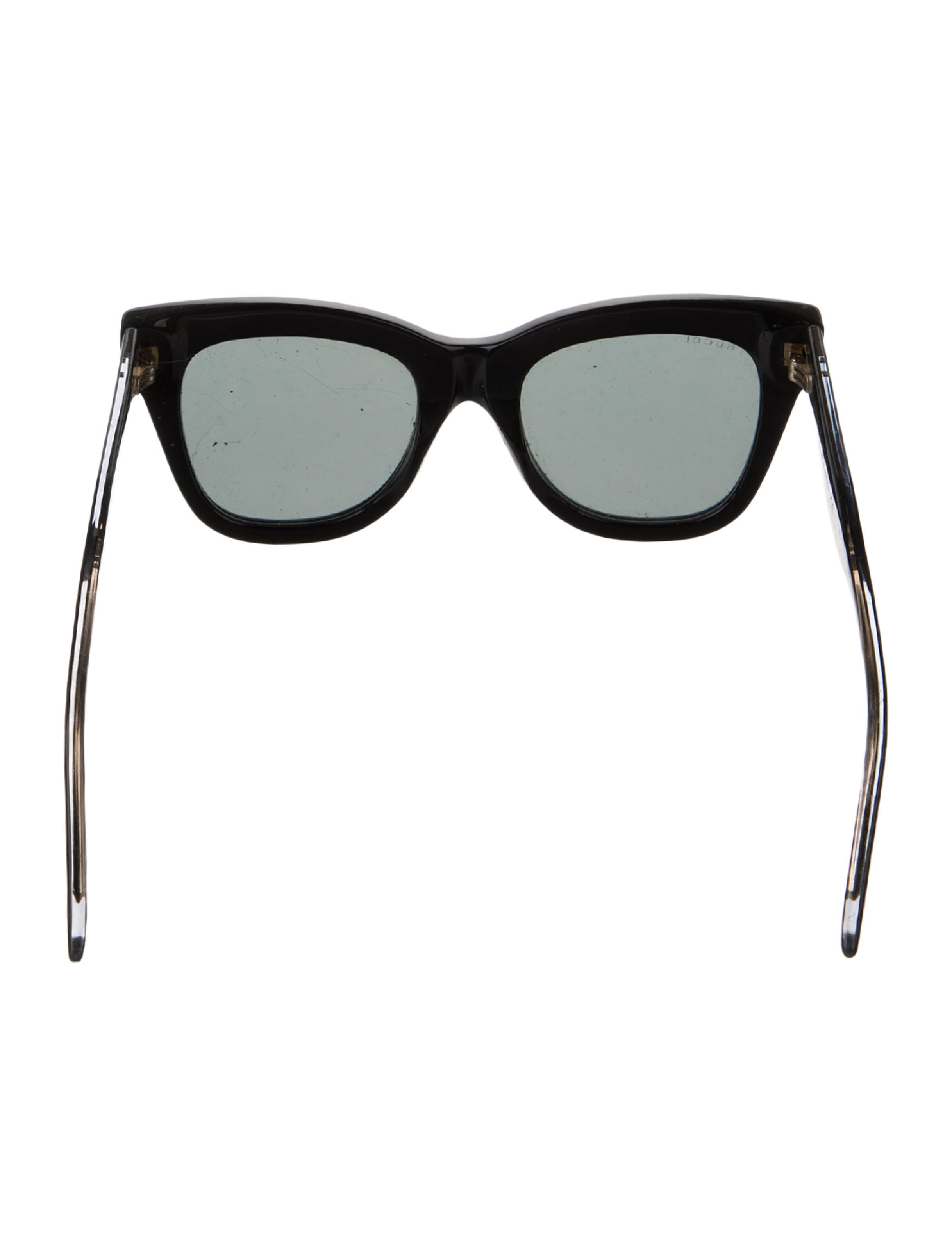 Gucci Web Accent Wayfarer Sunglasses