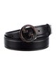 Gucci Interlocking G Logo Leather Waist Belt