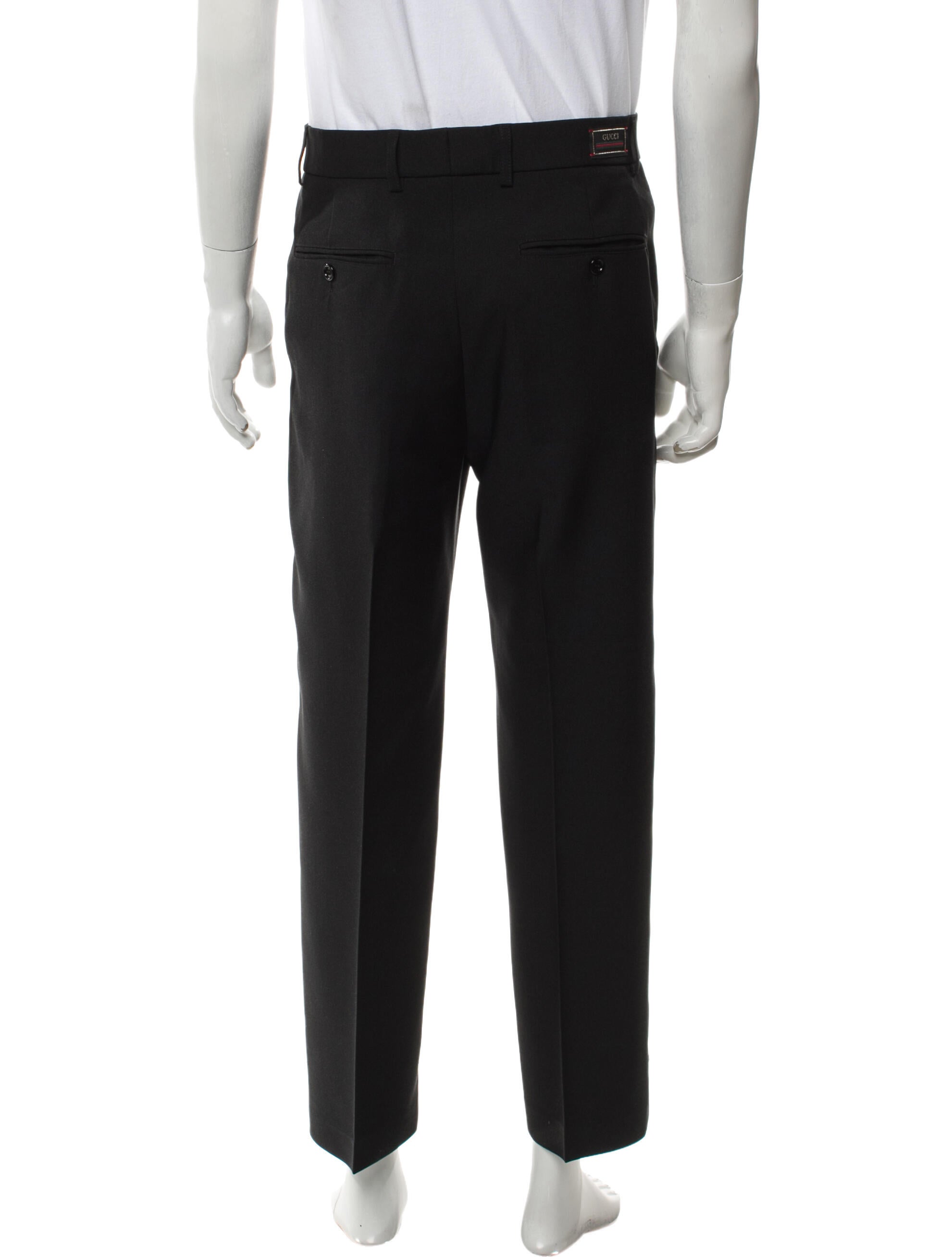 Gucci Web Accent Dress Pants